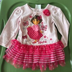 Nickelodeon Y2K Pink Dora Top 18M